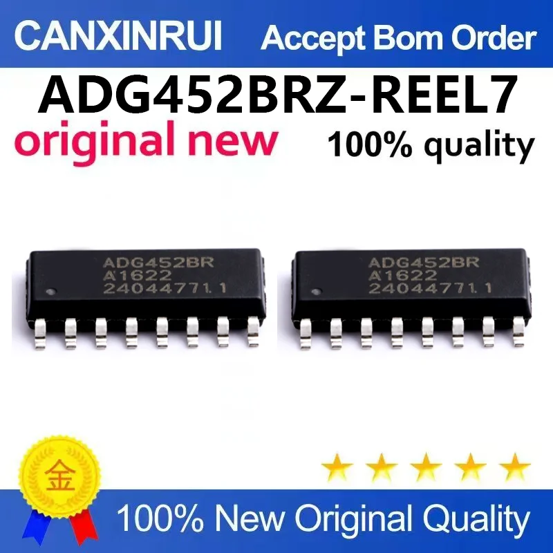 (5pcs-100pcs)Original genuine ADG452BRZ-REEL7 package SOIC-16 analog switch/multiplexer
