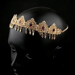 Algeria Tassel Forehead Chain Headband Bridal Crown Hair Chain Hair Accessories Moroccan Jewelry Hair Accessories Bride Girls