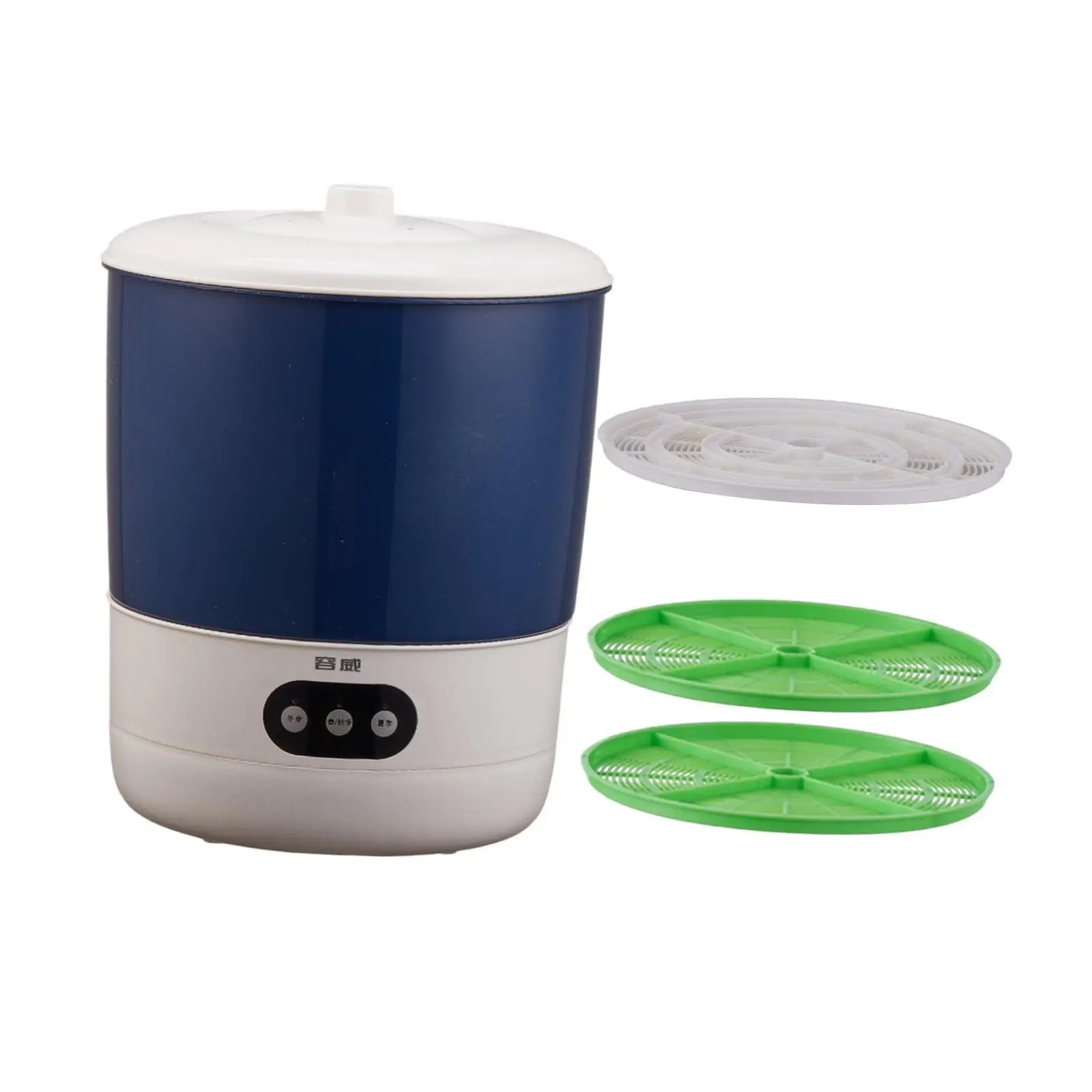Bean Sprouts Maker Automatic Household Sprouting Appliance 3 Modes Adjustable Temperature for Soybean Mung Bean