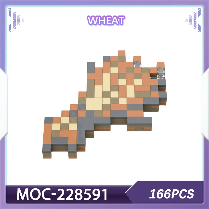 

Building block set Wheat Pixel MOC-228591 Craft Game Decoration Christmas gift