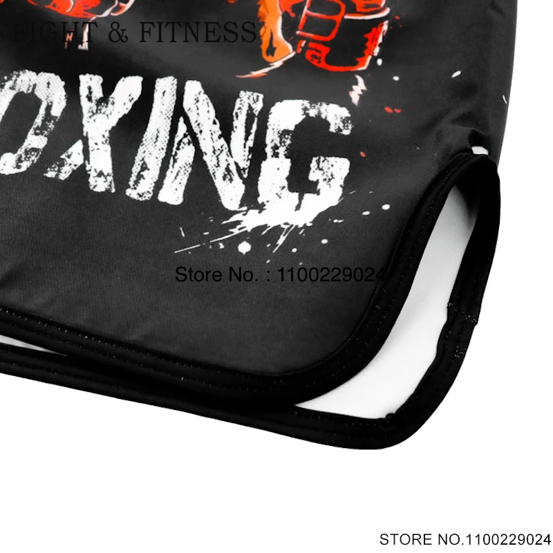 Boxing Shorts Animal Print Muay Thai Shorts Men Women Junior Stretchy Fight Kickboxing Pants Gym Training Match MMA Clothing