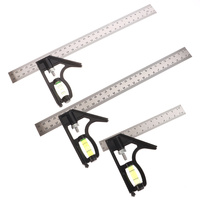 High Quality Stainless Steel Angle Square Measuring Tools Set Precise Aluminium Adjustable Combination Spirit Level