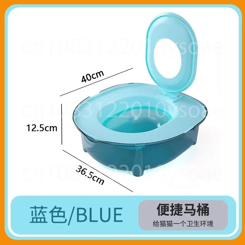3.0 Cat Toilet Squat Pit Trainer Flush Cat Toilet Deodorant And Splash-proof Large Cat Litter Box