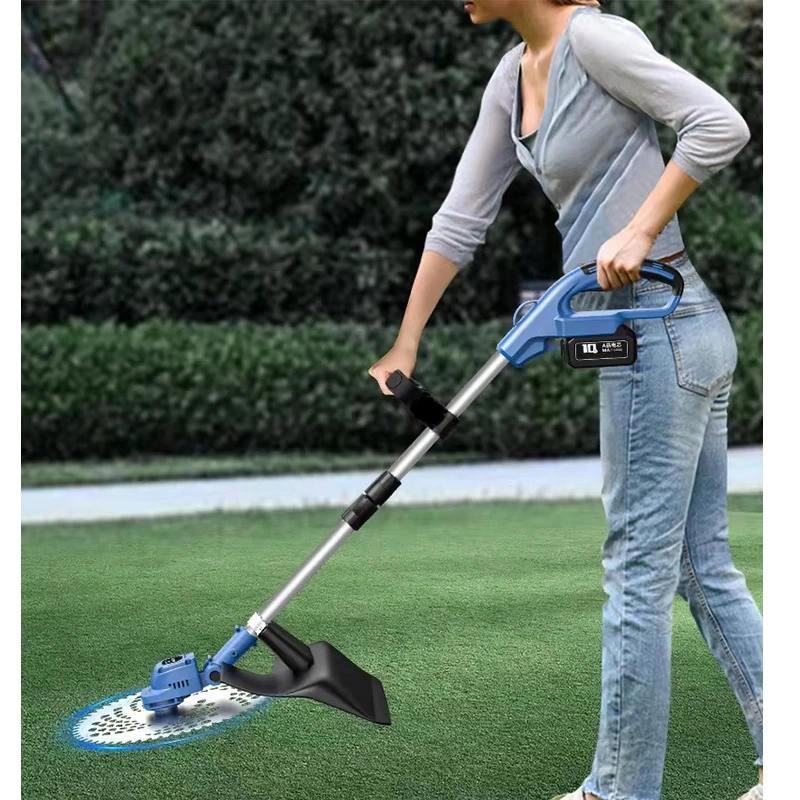 Bornrin Wireless Garden Brushless Grass Cutter Machine Cordless Weed Eaters Electric Grass Trimmer Handheld Rotary Lawn Mowe view 5