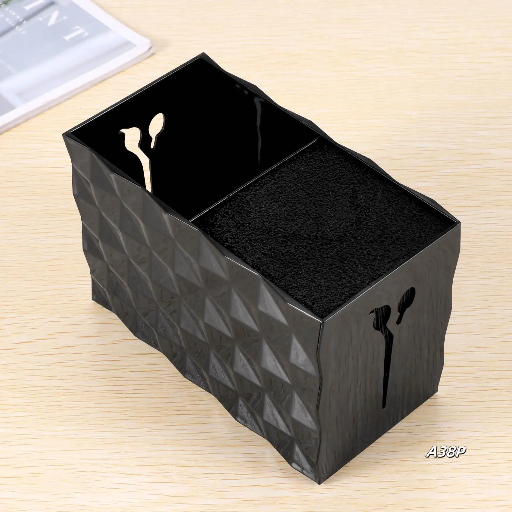 

Professional Salon Shear Holder For Stylist Scissors Rack Holder Case Hair Clips Storage Box Hairdressing Combs Organizer
