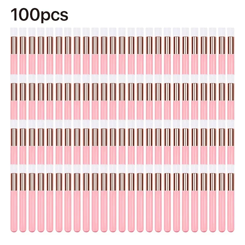 メイクアップツール 3/10/20/50/100 個まつげクリーニングブラシまつげシャンプーブラシまつげエクステ用ピールオフ黒ずみ除去剤