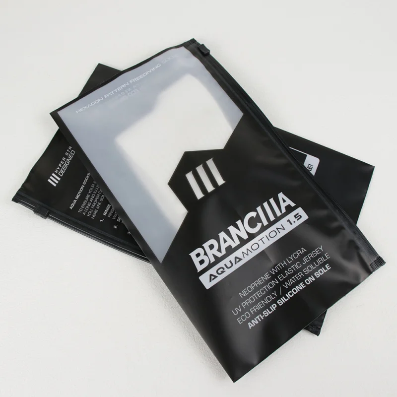 2025customized.Custom Matte Black Frosted transparent dust-proof waterproof bag hole through zipper plastic bag