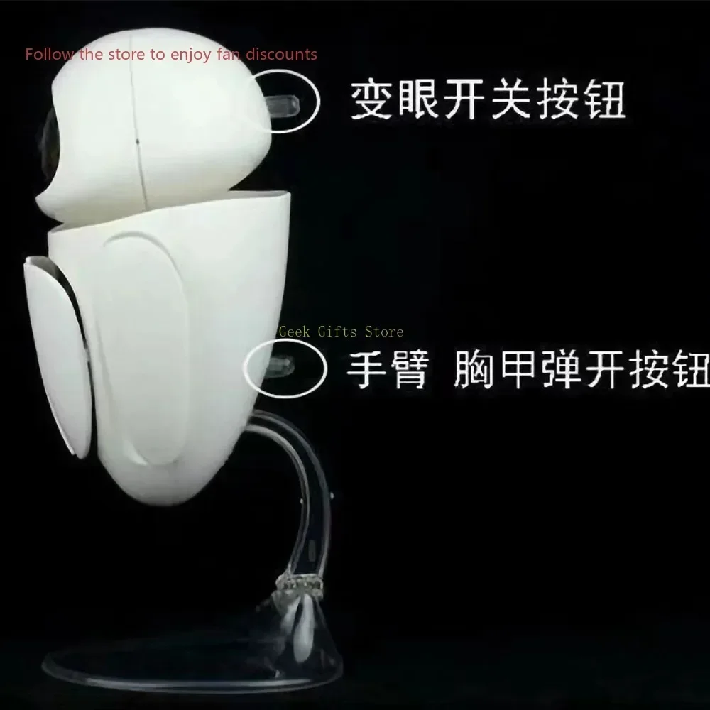 Auf Lager Roboter Mobilisierung Wand Transformation Eva Freundin Ändernden Augen Bewegliches Modell Action-figuren Spielzeug Sammlung Geschenke