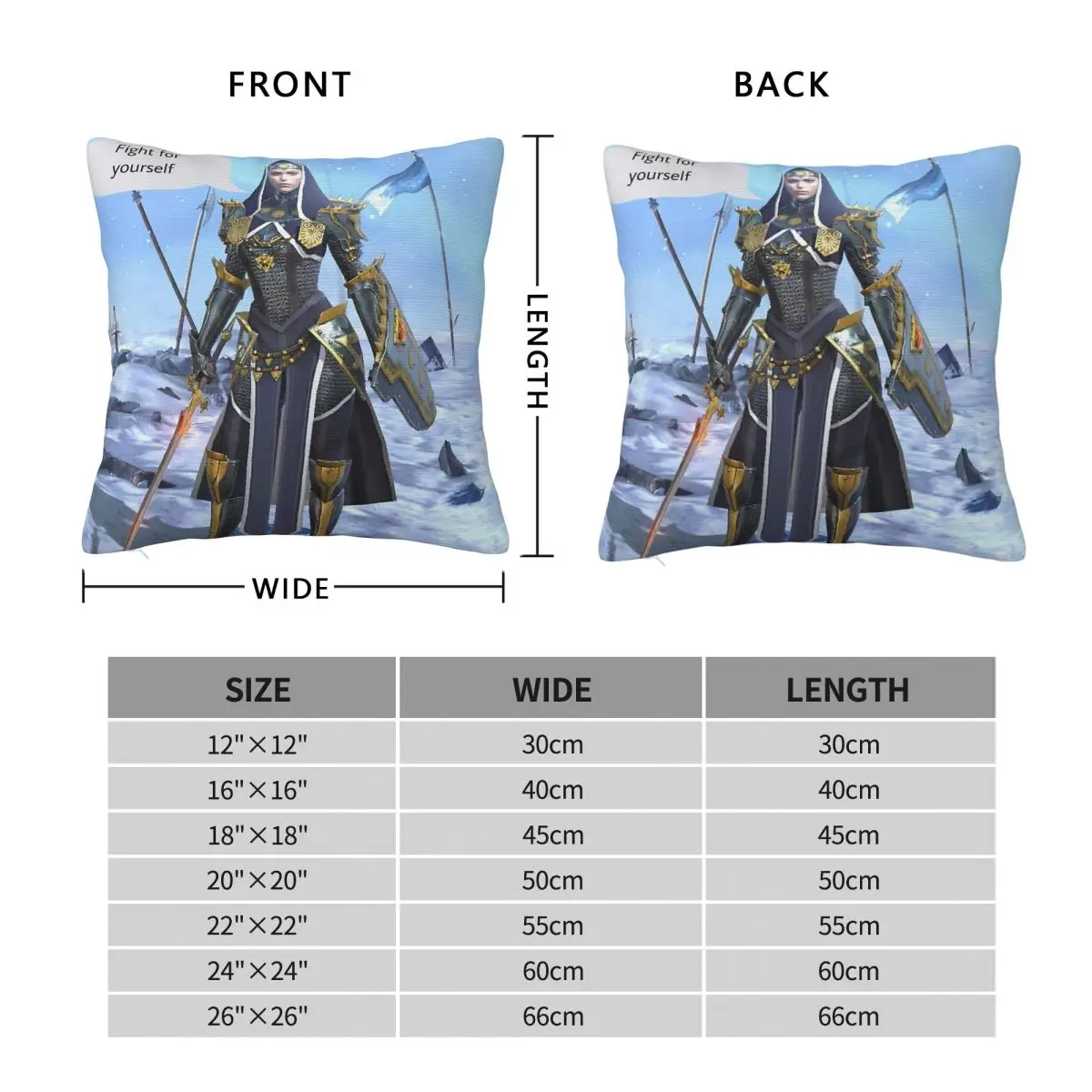 Martyr Raid Shadow Legends Square Pillowcase Polyester Linen Velvet Creative Zip Decorative Throw Pillow Case Room Cushion Cover