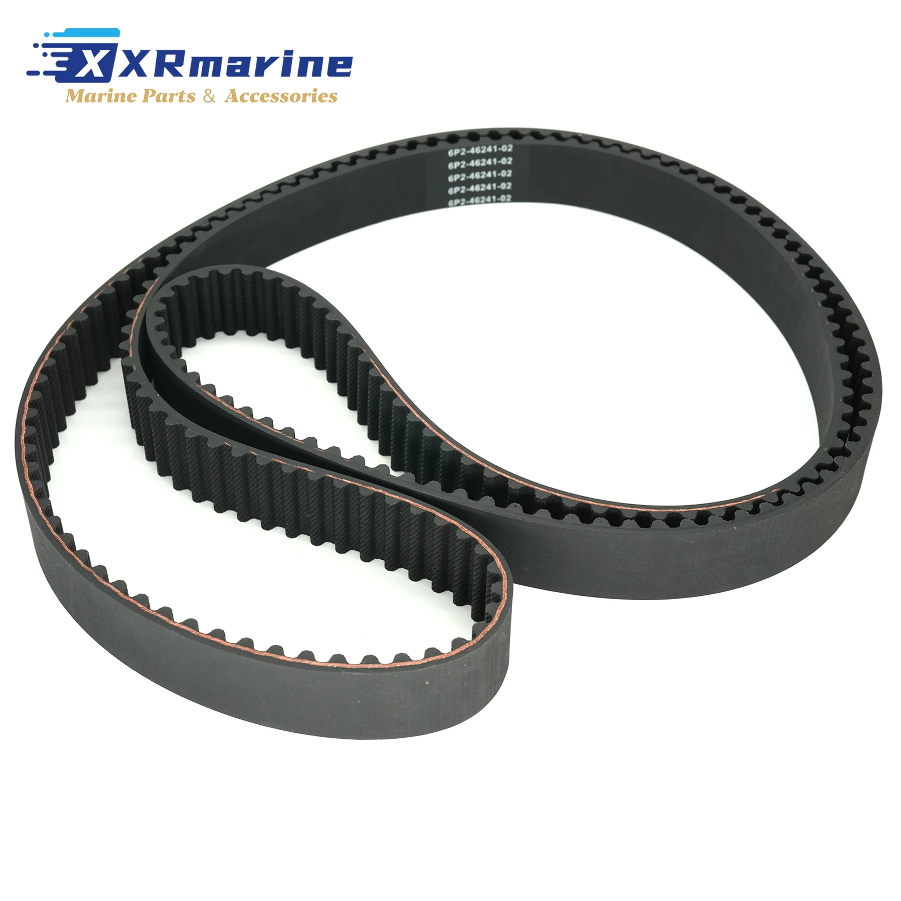 Outboard Timing Belt Compatible With Yamaha Marine 4 Stroke 200 225 250HP Replaces 6P2-46241-00 6P2-46241-01 6P2-46241-02