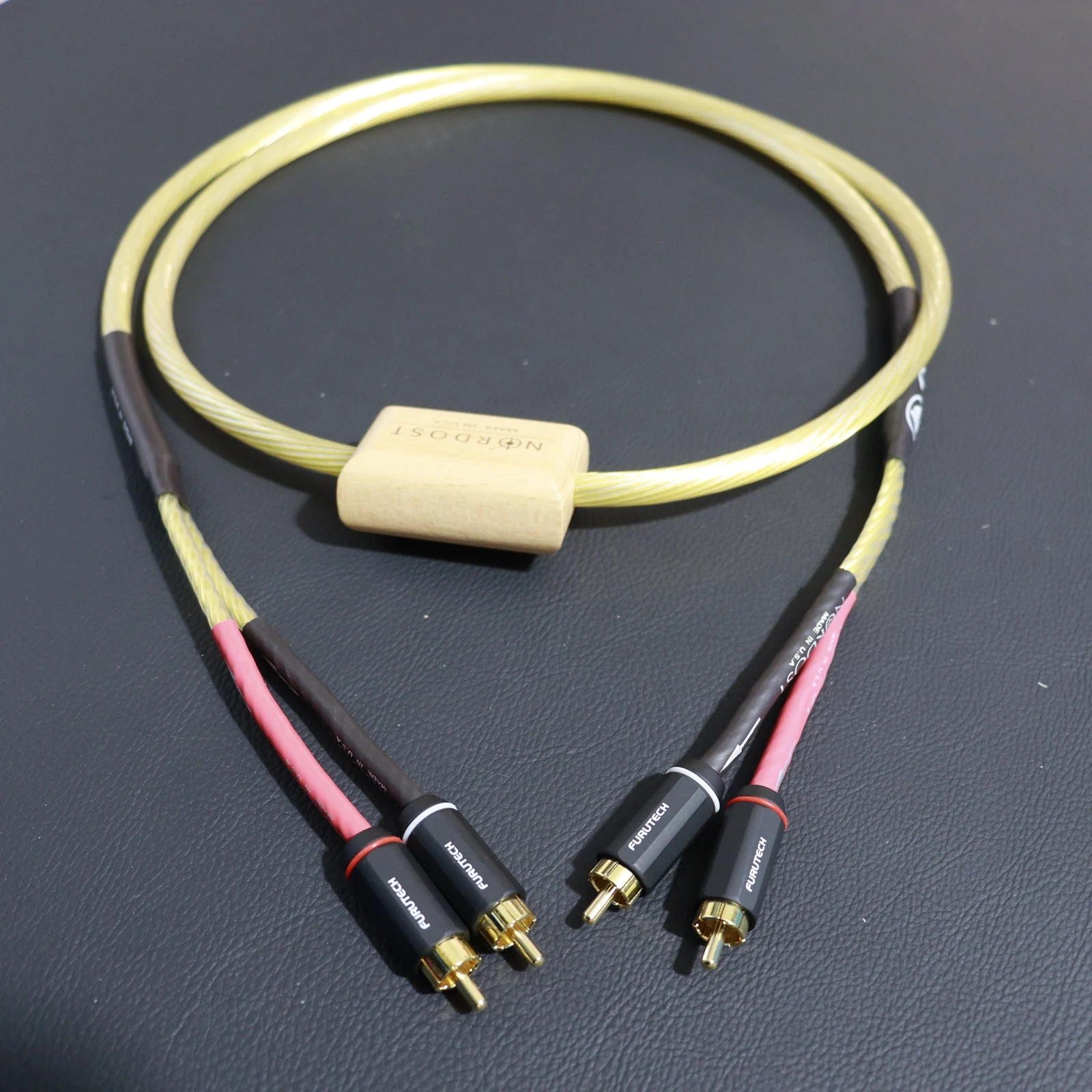 

Gold Nordost ODIN 2 High Quality RCA Male to Male Hifi audio Reference interconnects cable With FURUTECH RCA Plug made in USA