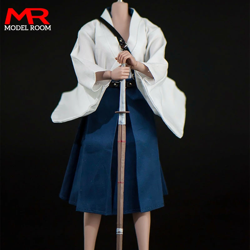 LIFS23CL01 1/6 Scale Female Kendo Suit Bamboo Knife Set Model Fit 12'' TBL PH JO Soldier Action Figure Body Dolls