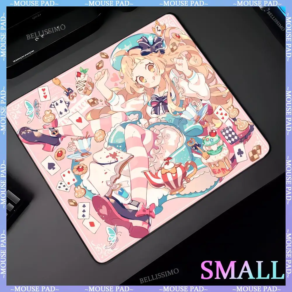 XS Kawaii Pink Girl Mouse Pad Keyboard Desk mat Flower Mouse mat Game Accessories Small Gamer Decoration Gamer Computer MousePad