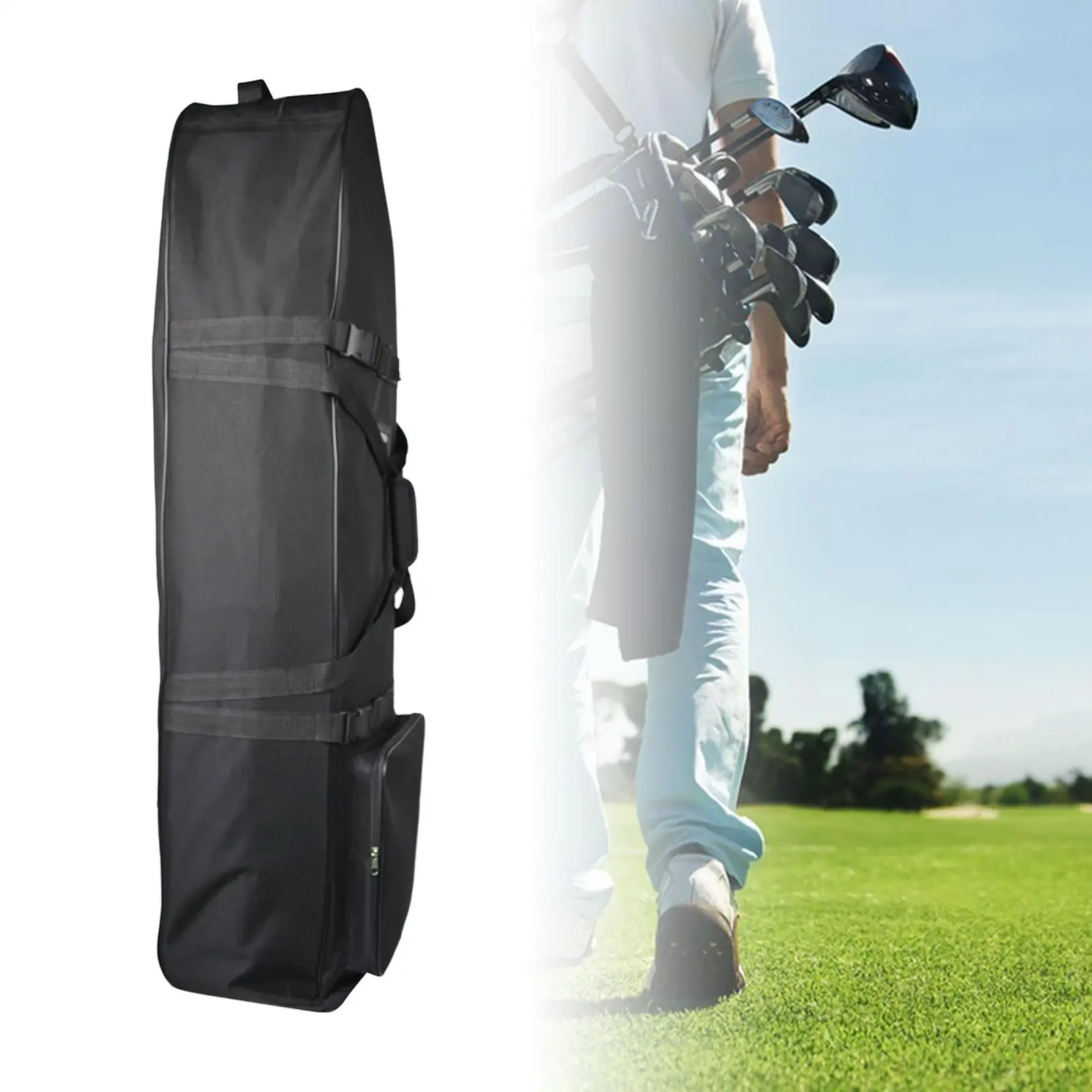 

Golf Travel Bag with Wheels Heavy Duty Foldable Portable Water Resistant with