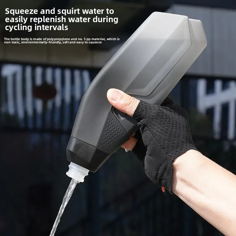 Pneumatic Bottle Cage, Large Extrusion‑Type Water Bottle Holder For Men Women Summer Road Bike Sports Cycling Accessories