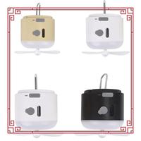 Multi-Function Camping Night Light 1200Mah Rechargeable 3 Level Dimmable Camping Portable Tent Light With Fan Outdoor