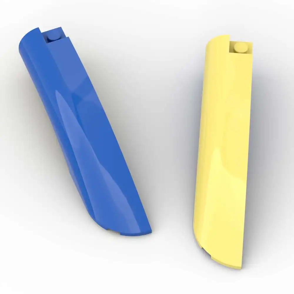 

MOC 10PCS Part Bricks 77182 Wedge 10x2x2 Right Building Blocks Set Curved Wheel Arch Wedge-Shaped Puzzle DIY Toys Children Gifts