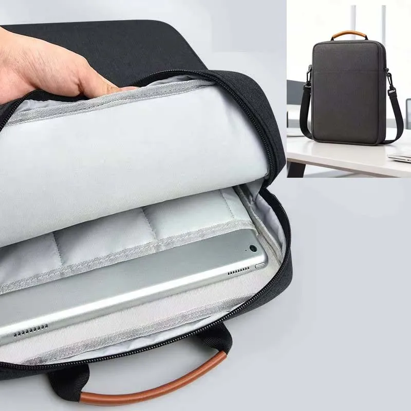 

for DOOGEE T30 Max T40 Pro T36 Shoulder Bag Zip Pouch Handle Strap Waterproof Sleeve Pocket for Keyboard Mouse Carry Case