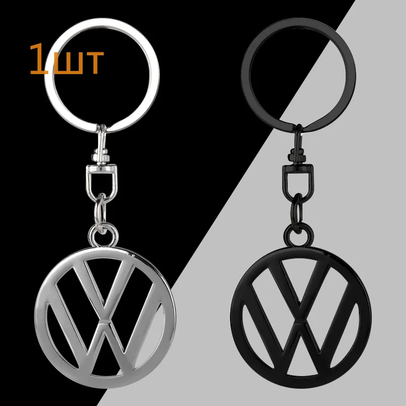 1Pcs Car Emblem Keychain Metal Key Ring Accessories for VW CC Polo Golf 4 5 6 7 MK4 MK5 MK6 MK7 Passat B6 B8 T4 T5 Tiguan