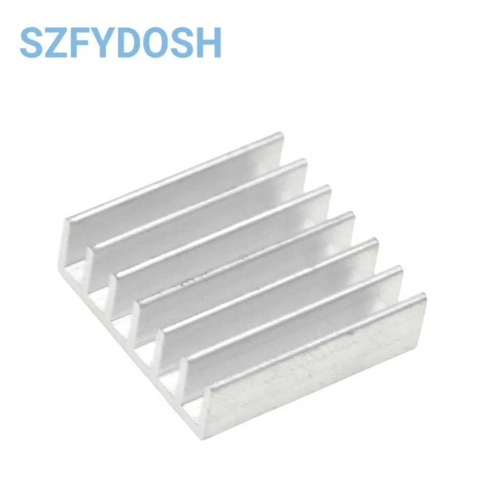 10PCS Heatsink Radiator Cooler Radiator 20x20x6MM High Quality Silver Heat Sink 