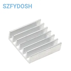 10 szt. Radiator chłodnica 20x20x6MM wysokiej jakości srebrny Radiator