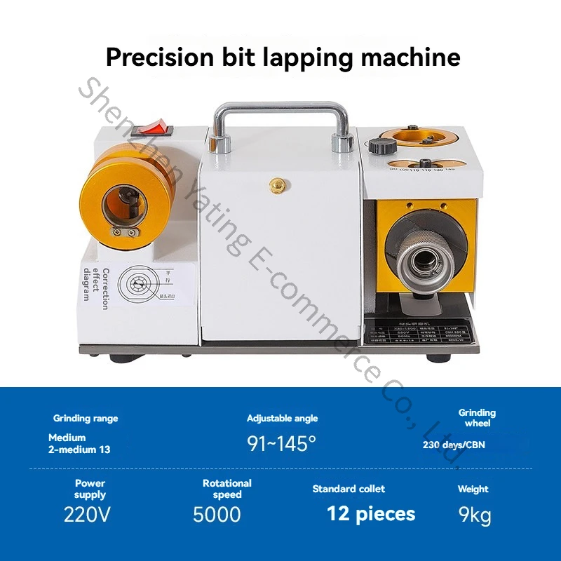 Precision Drill Bit Grinder Portable  Grinding Drill Grinder Fried Dough Twists Drill Grinder Full-automatic Tool Grinding