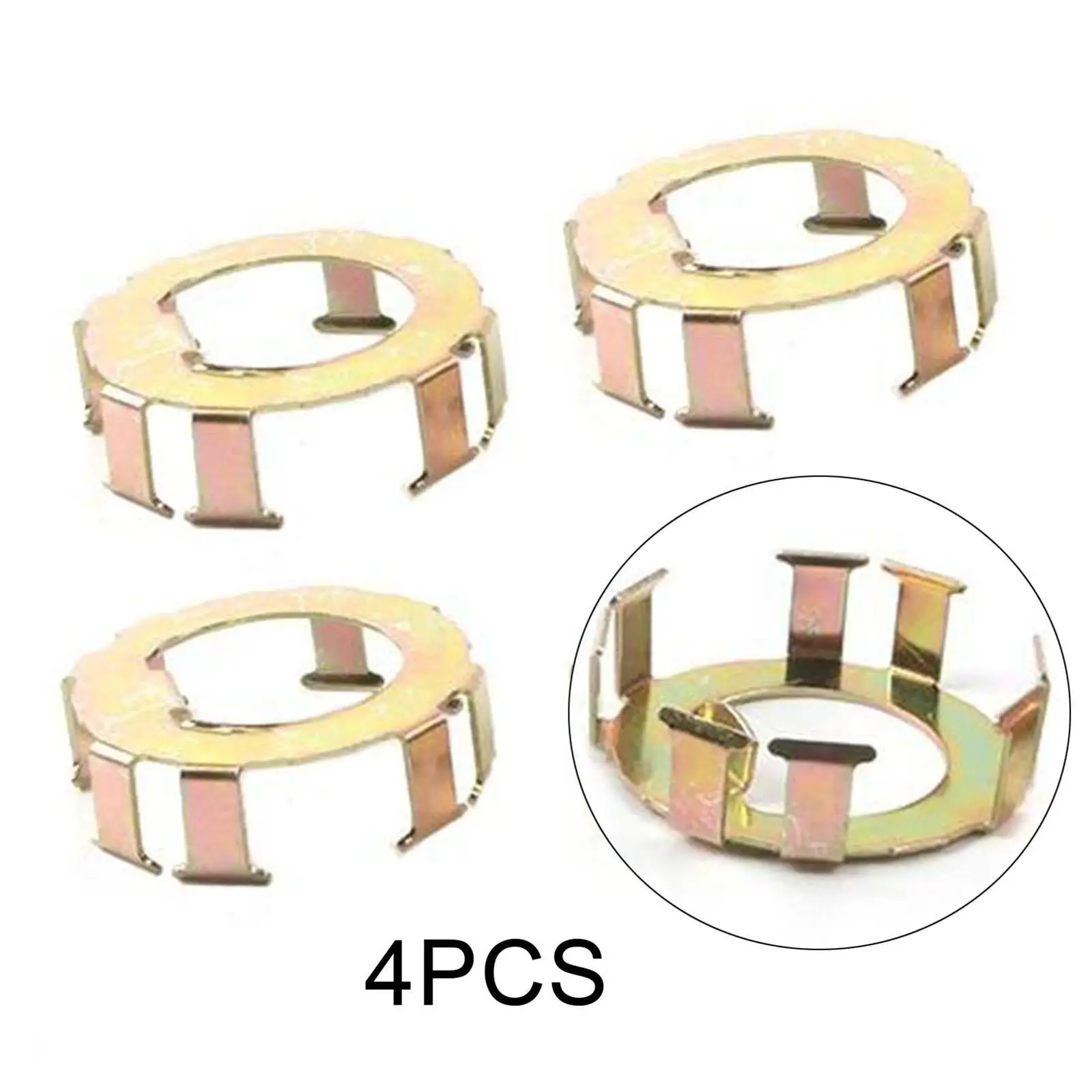 

4 Pieces Spindle Nut Retainer Kit Metal Easy to Install Replace for RV Boats