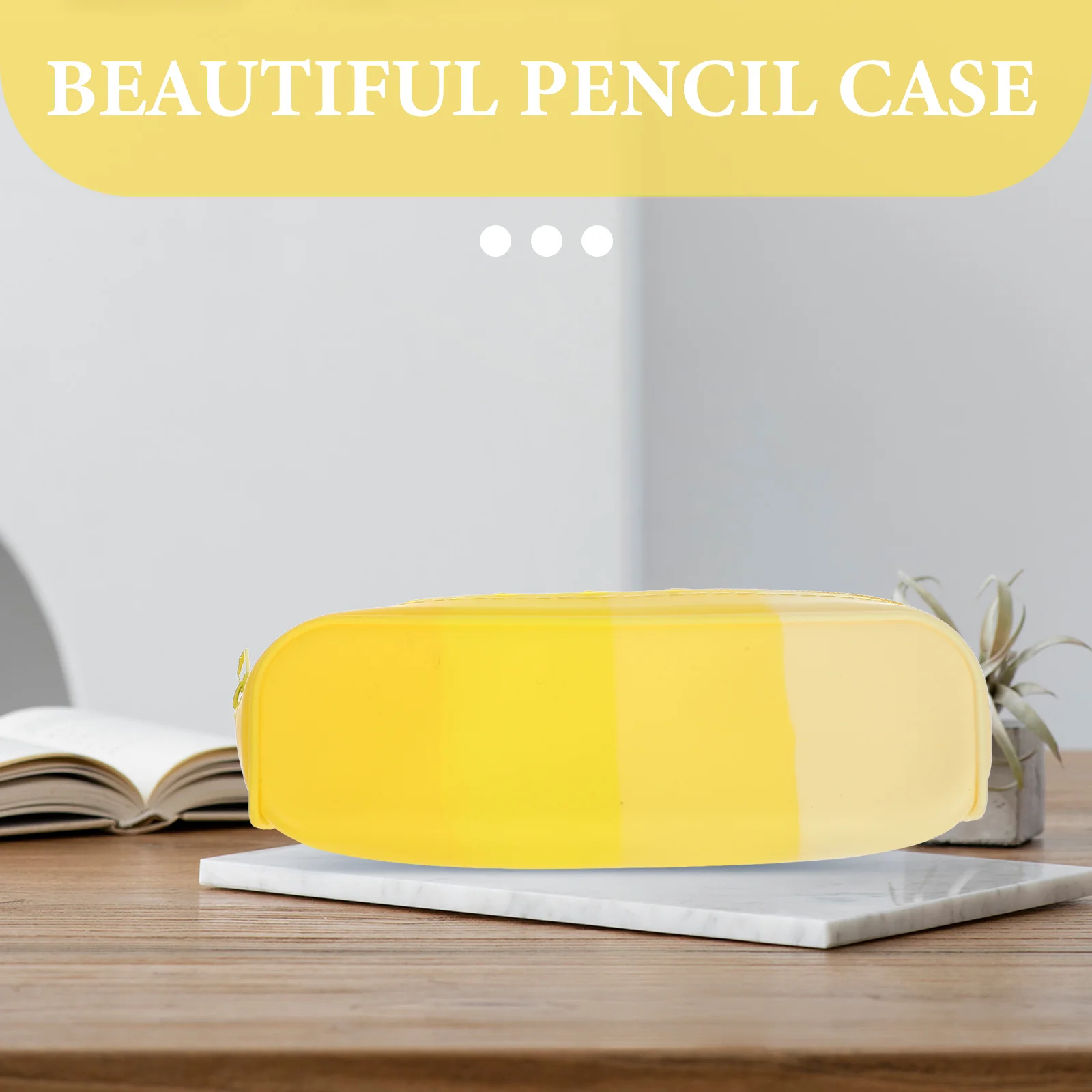 

Large Capacity Silicone Pencil Pouch Big Organizer for School Stationery Makeup Storage Bag Aesthetic Pen Case