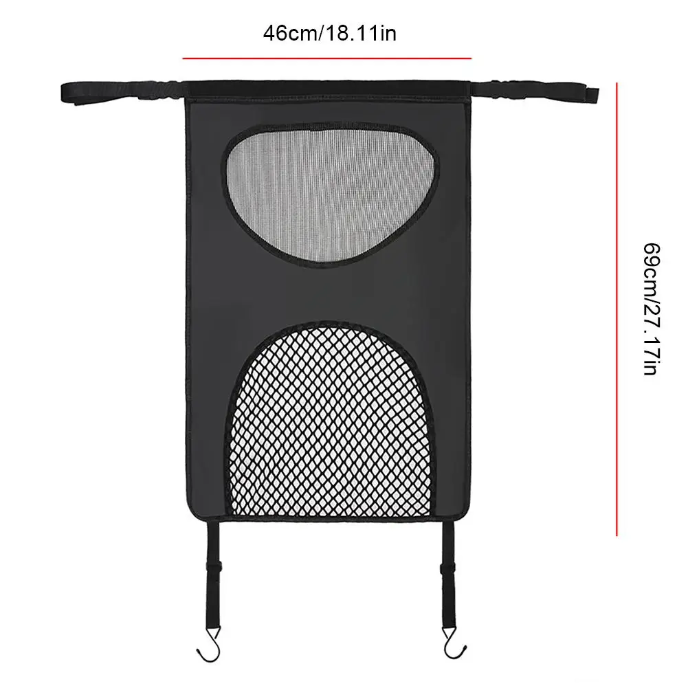 Nylon fabric Oganizer Car Pet Net Barrier Auto Lightweight  Safety Mesh black Backseat Barrier Universal For Car SUV Truck