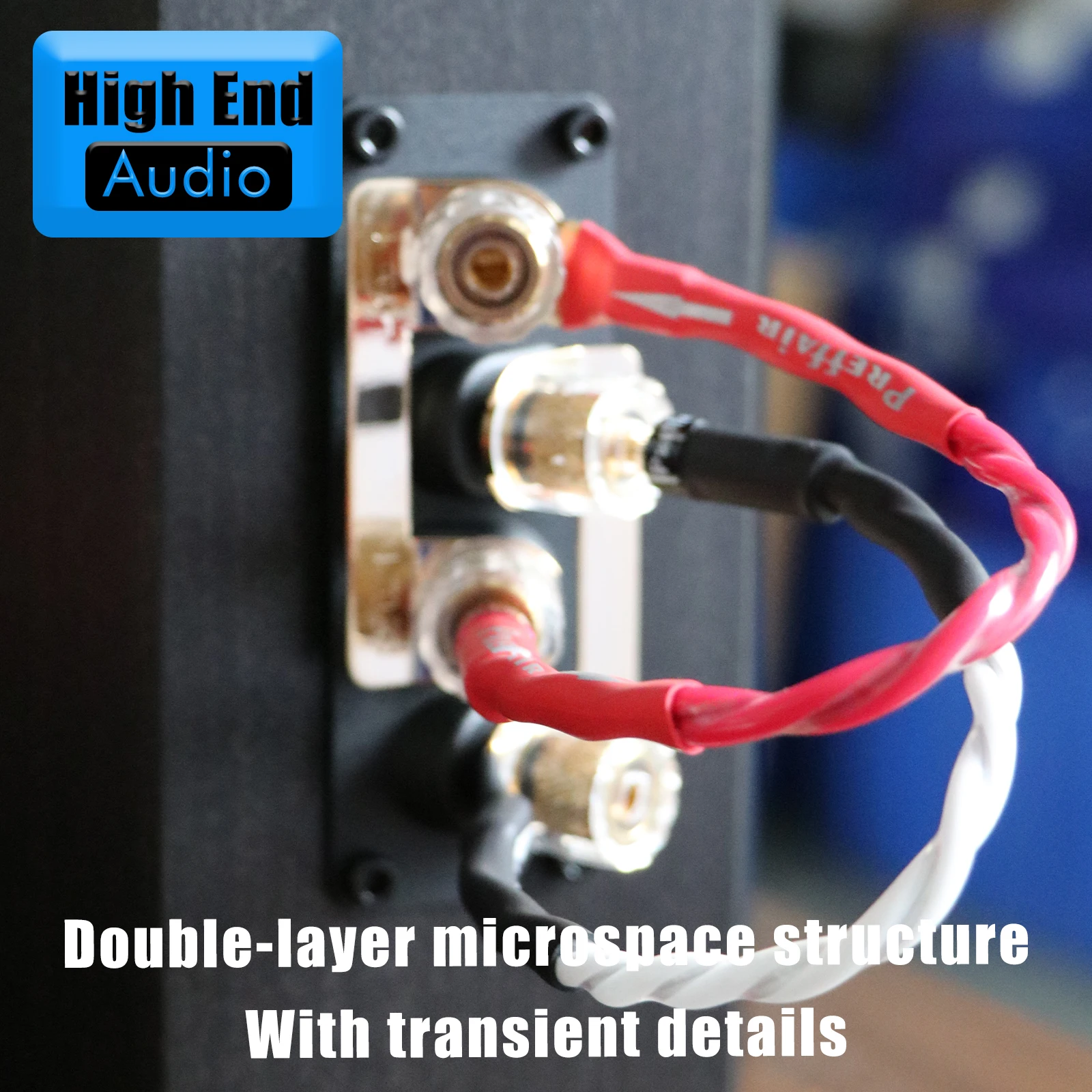 Preffair 4pcs Hi-end OFC Speaker Bridge/Jumper Audio Cable Speaker Cable pure Copper Banana to Y Shape Jumper Wire