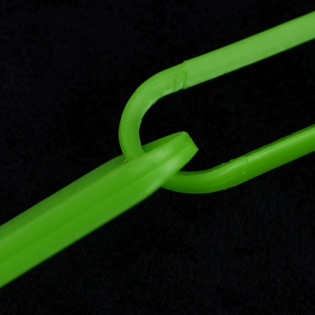 

2 pcs Plastic Chain Hangers Colored Safety Barrier Durable Lightweight Chains Crowd Control Event Warehouses Hanging Accessories