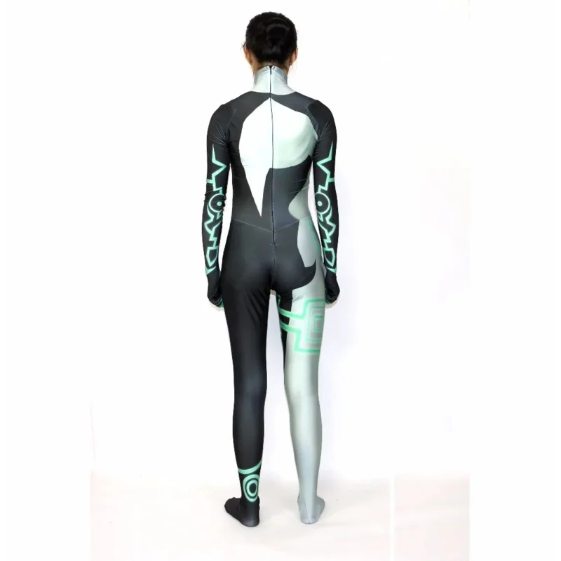 Woman Fantasia Twilight Princess cosplay costume ladies Midna Zentai jumpsuit costume Monkey Halloween carnival bodysuit