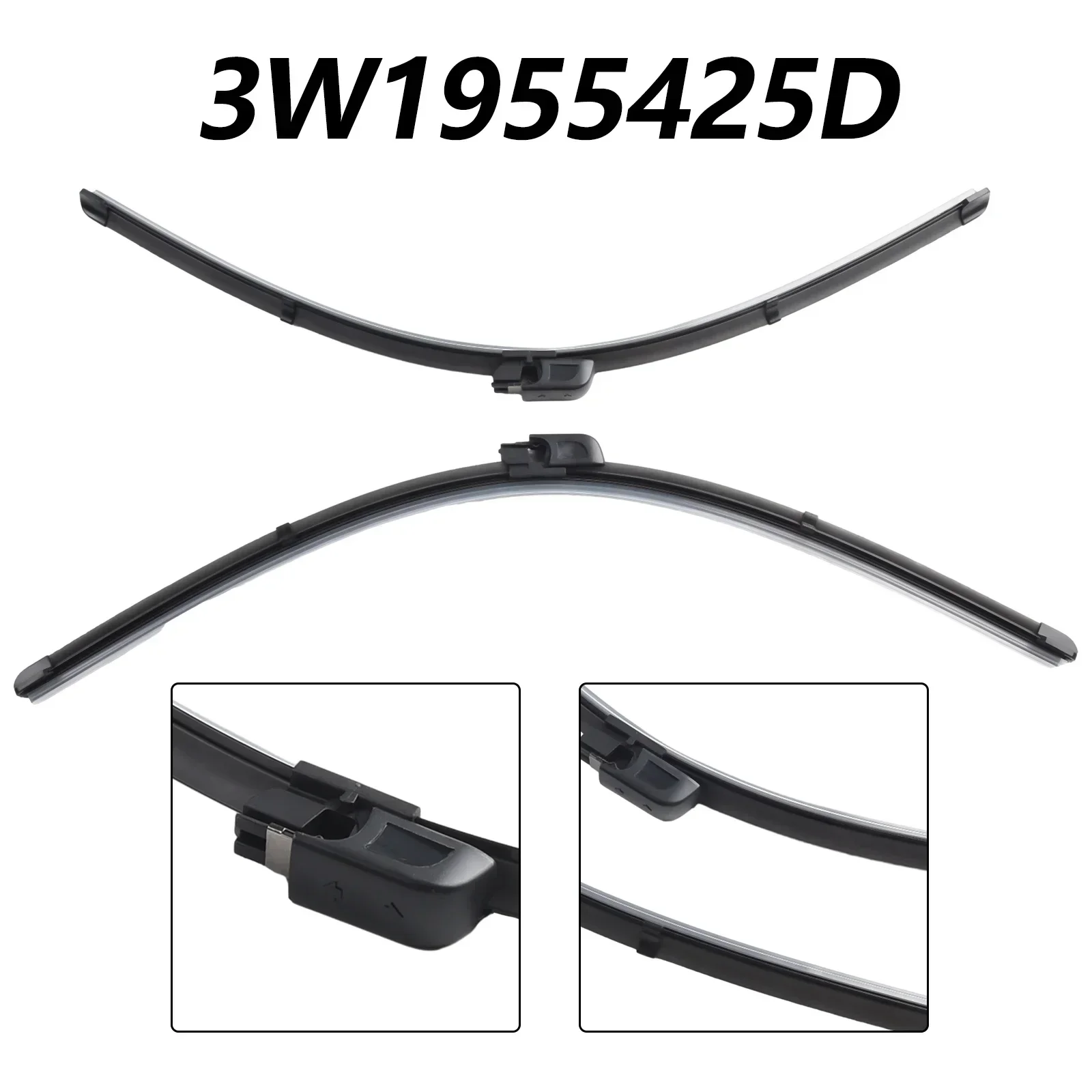 For Bentley Continental Gt Gtc Flying Spur Windshield Wiper Blade Set Black Color Suitable For (2004 2018) Models