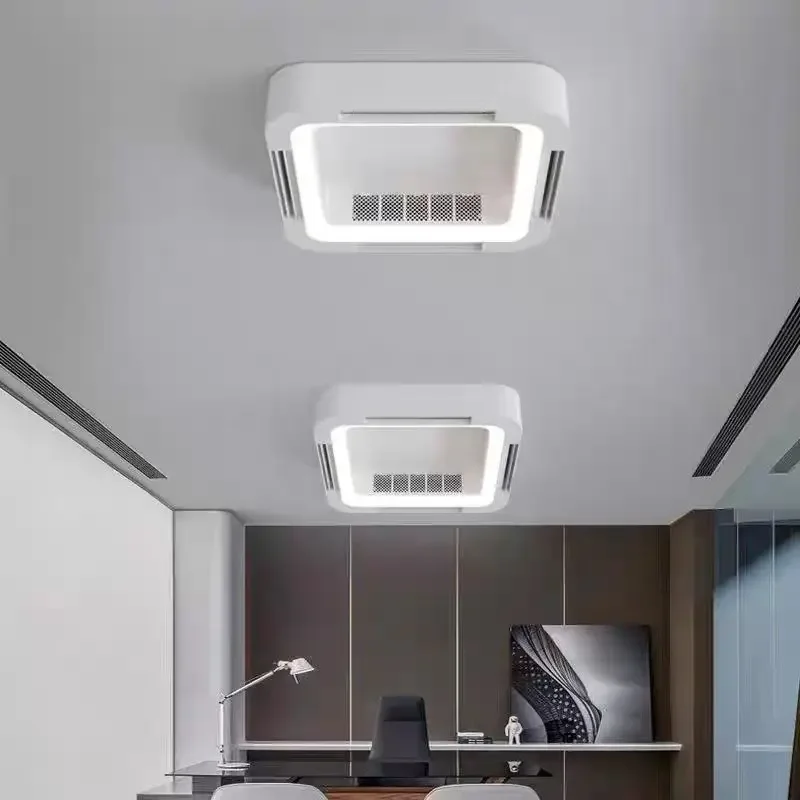 2027 Modern Minimalist Fanless Ceiling Light With Invisible Silent Home Lighting For Living Room Bedroom Study Integrated Practi