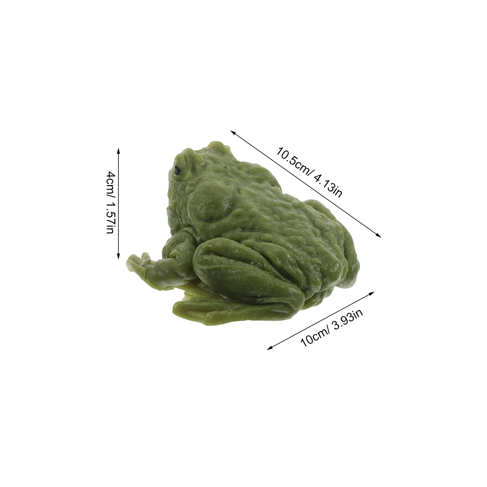 4 قطع من الضغط المزيف لتخفيف التوتر على شكل ضفدع - تصميم واقعي ناعم وقابل للتمدد للعب في تخفيف الضغط - كمامة مبتكرة لحفلات الهالوين الممتعة #2