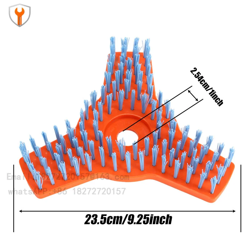 Multi-specification lawn mower Nylon brush Cleaning brush Park community pavement cleaning brush Sanitation road washing