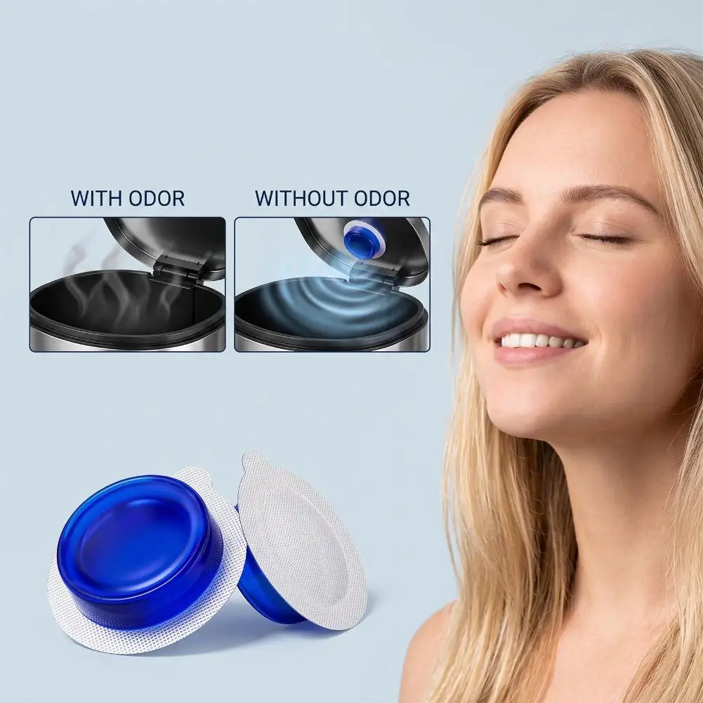 Trash Can Deodorizer Pods 6 Pieces For Under Lid Placement Help Reduce Common Bin Odors With Fresh Scent For Daily Household Use