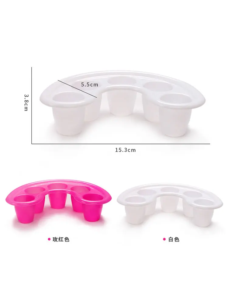 1PC Nail Art Hand Wash Remover Soak Bowl DIY Salon Nail Spa Bath Treatment Resistant Polish Remover Tray Manicure Tools