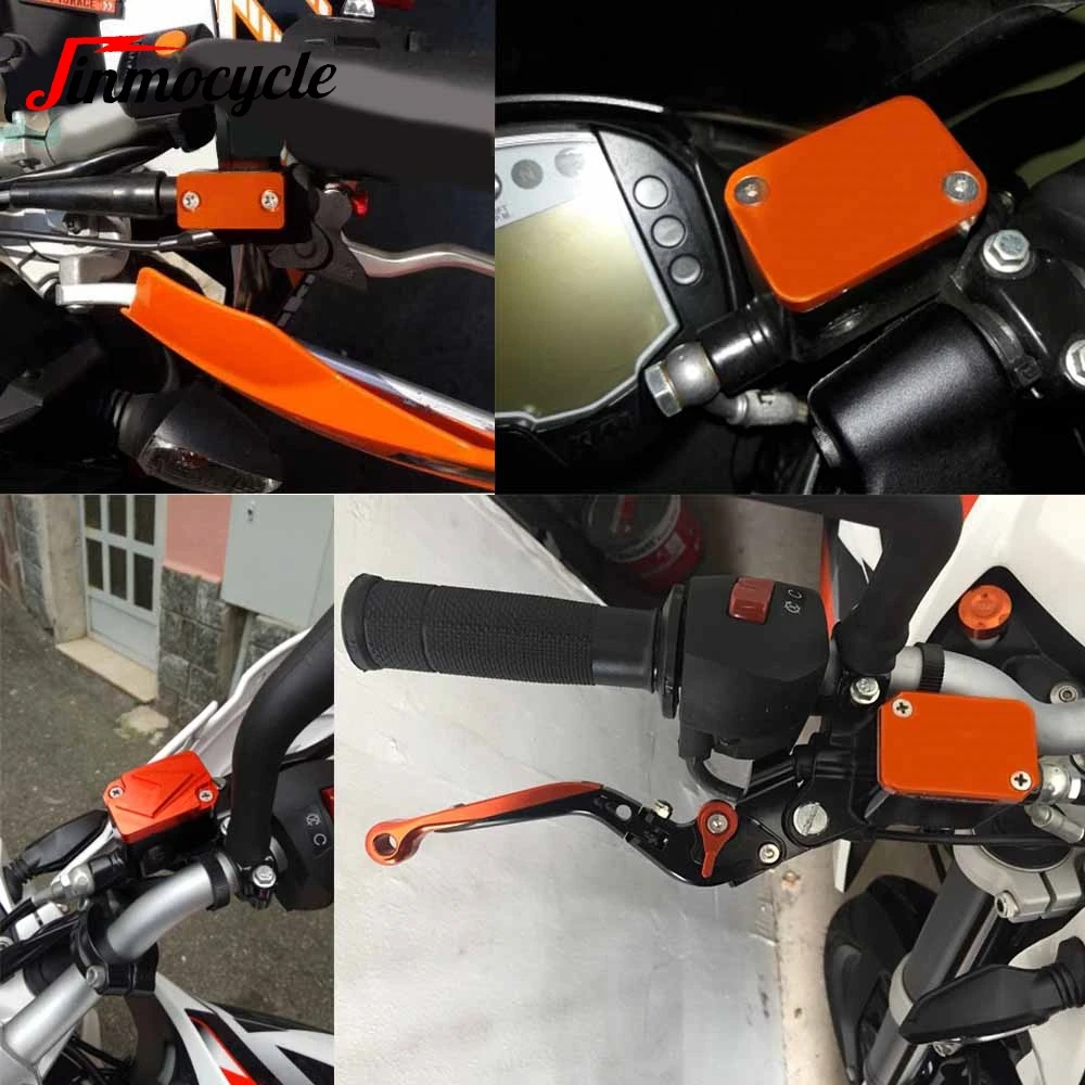 

For Duke 390 Duke 125 Duke 200 Duke 250 RC125 RC200 RC390 RC250 Motorcycle Front Brake Reservoir Fluid Tank Cover Cap Oil Cap