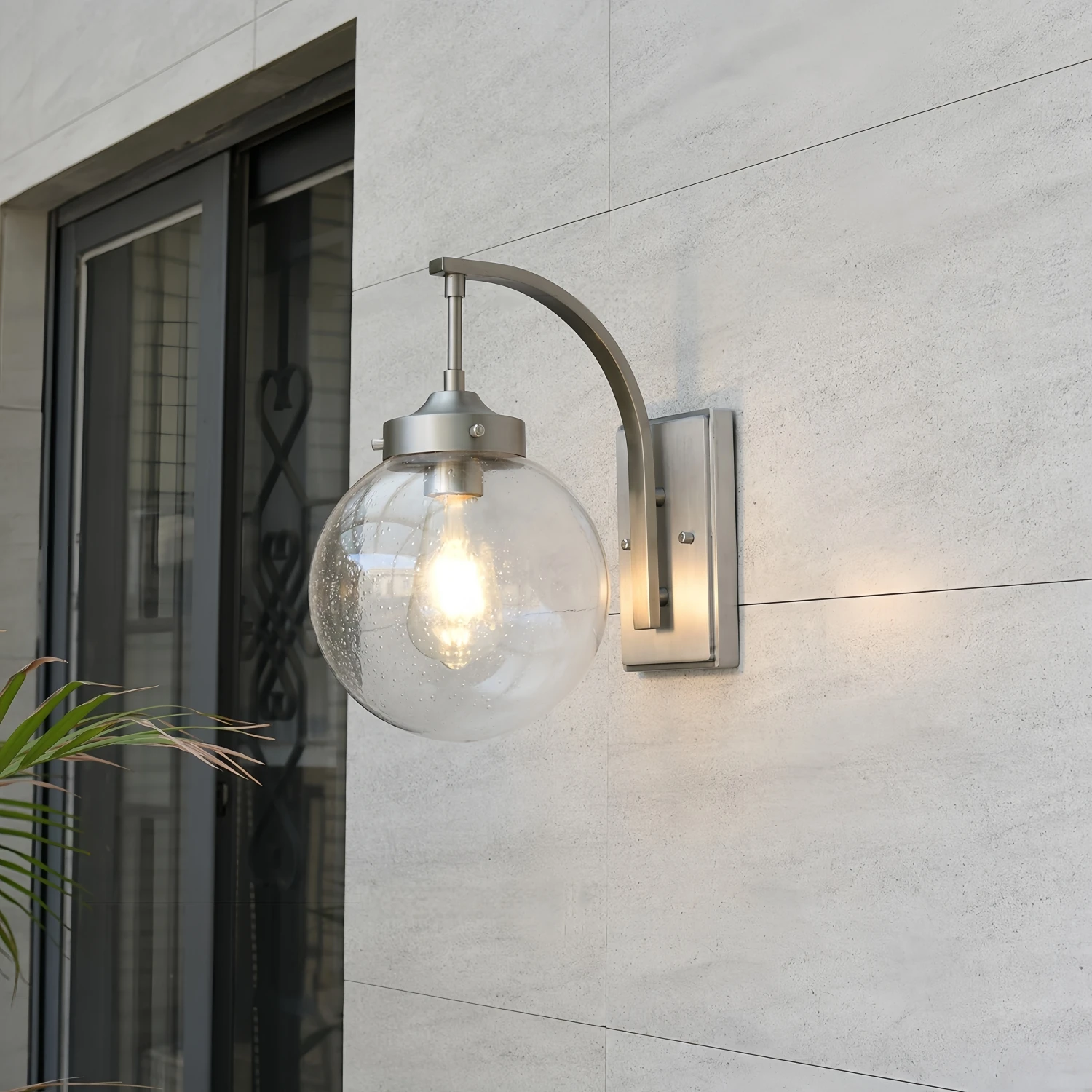 

Nordic Outdoor Wall Light Chrome Gold Black Waterproof Garden Decor Balcony Porch Front Door Outside Led Wall Mounted Lamp