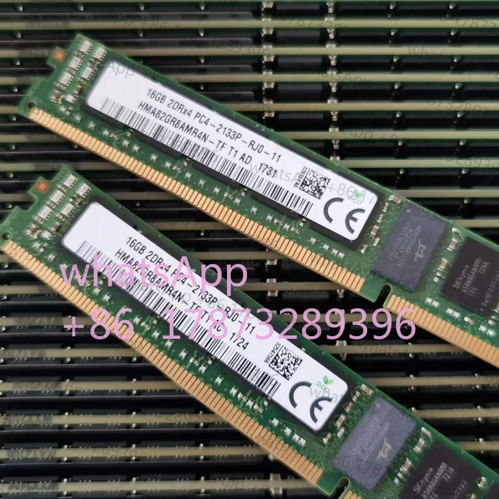 

1 PCS 16G 2133P ECC REG VLP Narrow Bar For Server Memory HMA82GR8AMR4N-TF