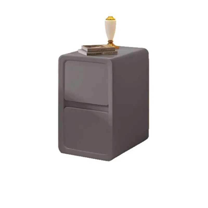 

Solid wood bedside table, simple and modern small, household storage cabinet, creamy bedside storage cabinet, bedroom locker