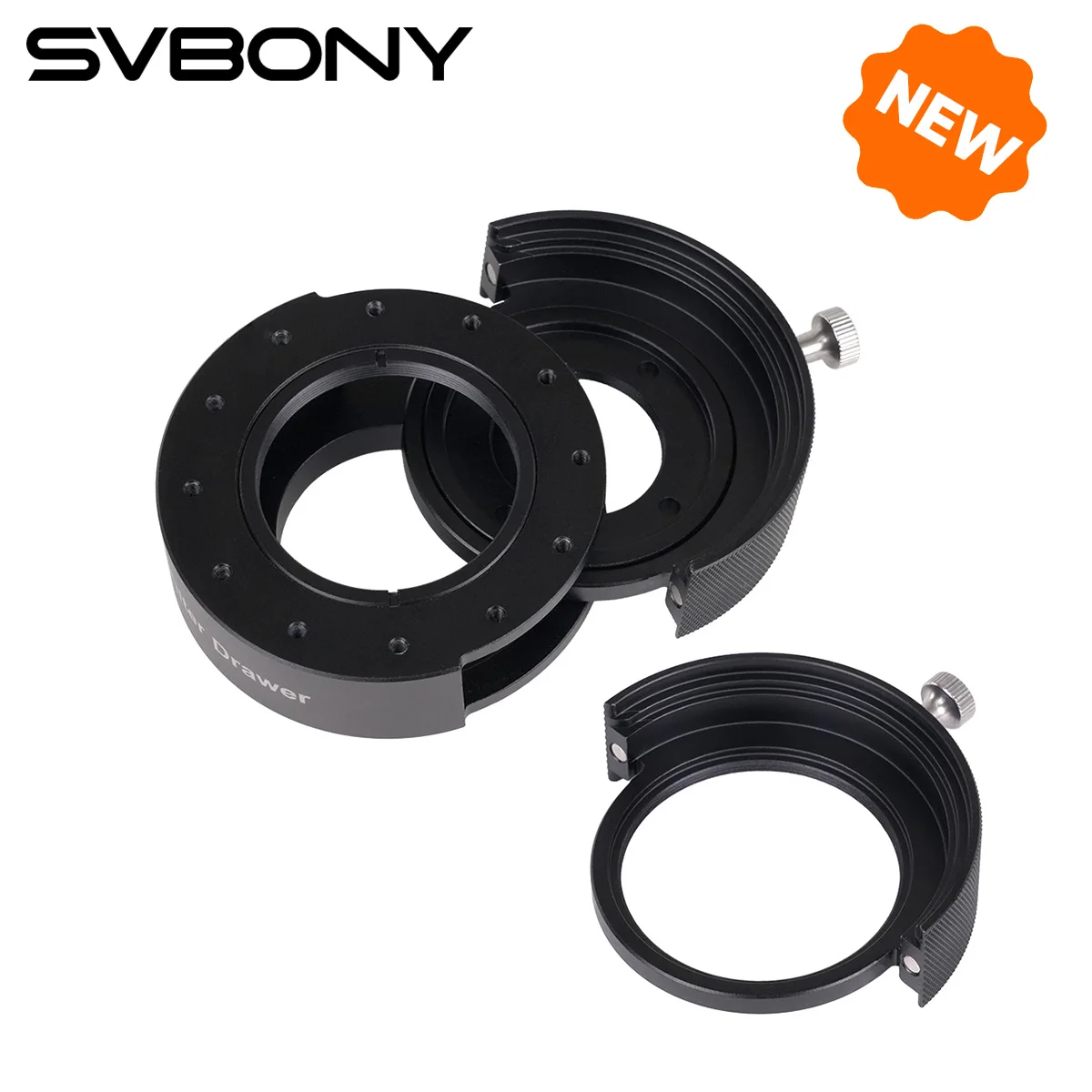 SVBONY SV226P M42-M48 OAG Filterschublade 1,25"&2" Filtermontiertes integriertes Formteil Nti-Lichtleckendes Design für Astrofotografie