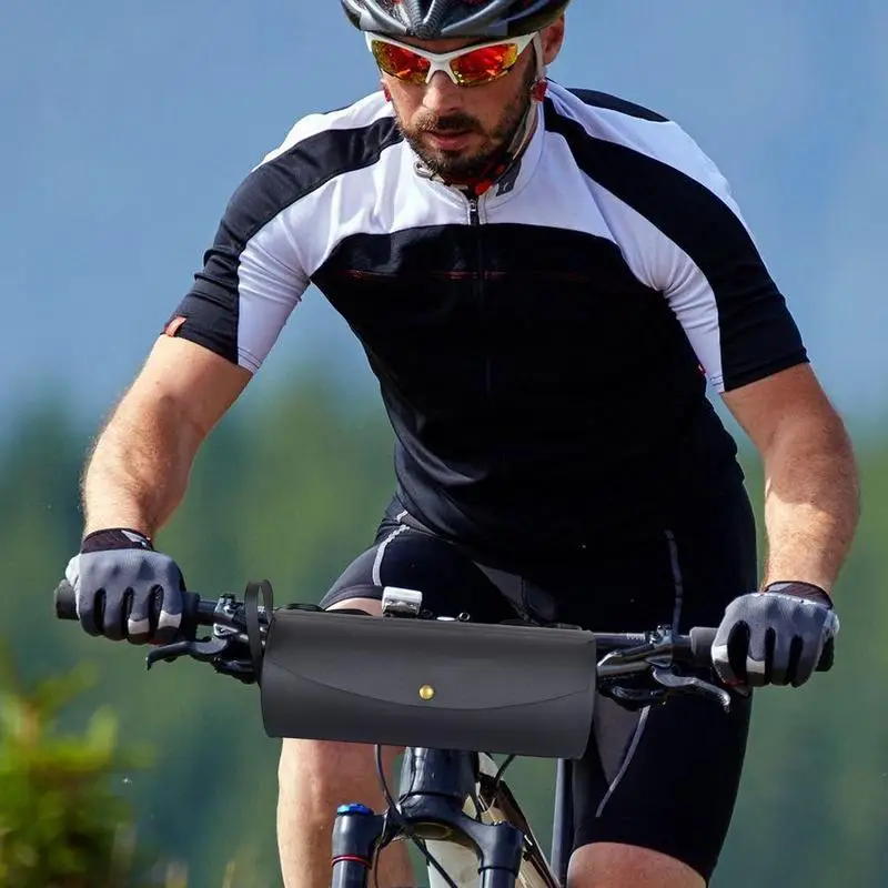 Bolsa frontal para bicicletas, bolsa impermeable de 2,5 L para bicicletas, paquete multiusos para manillar, bolsa de herramientas para viajes en bicicleta