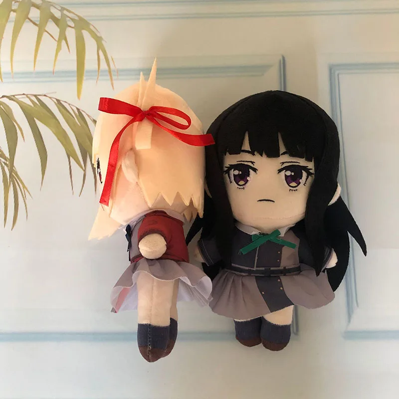 Anime Game Lycoris Recoil Nishikigi Chisato Inoue Takina Soft Stuffed Doll Kawaii Cartoon Plushie Toy Cute Kids Christmas Gift