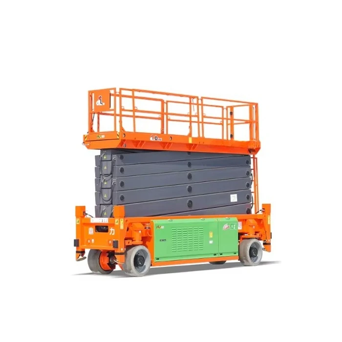 Electric Scissor Lift 2m Height 300kg Mobile Lifting Platform for Workshop Factory Loading Use Customized