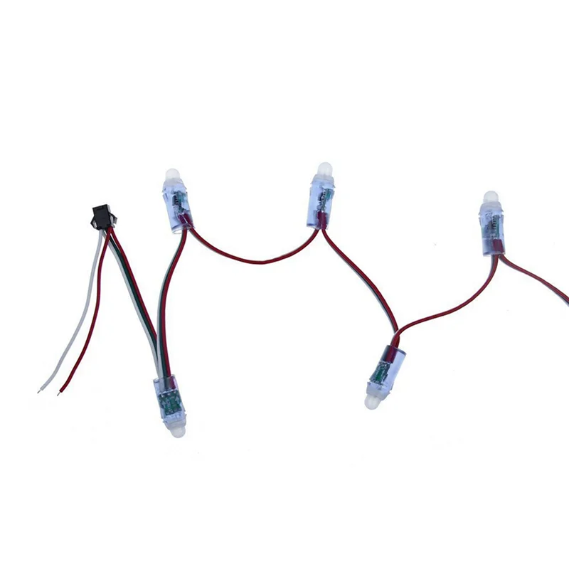 الإلكترونية 1500 قطعة 12 مللي متر WS2811 كامل اللون LED بكسل ضوء وحدة DC5V IP68 مقاوم للماء RGB 2811 1903 IC الرقمية LED عيد الميلاد Lig