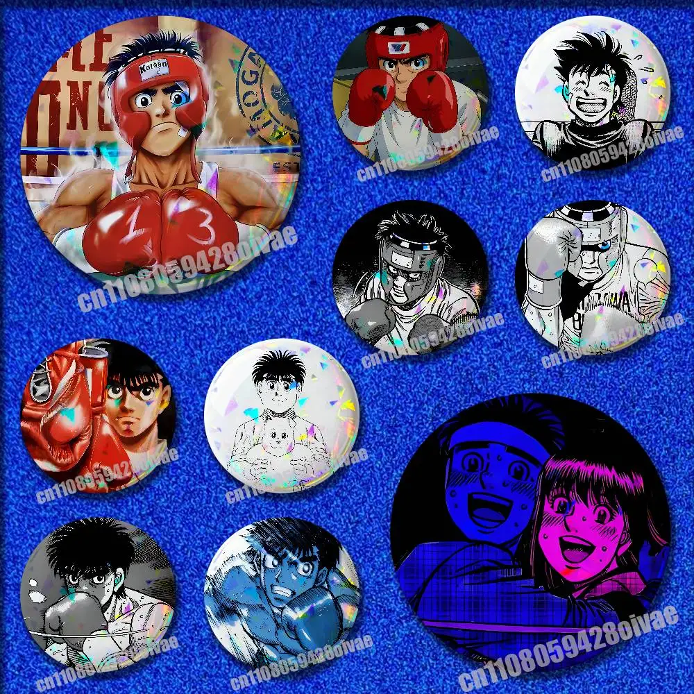 

Boxing H-Hajime no Ippo Makunouchi Insignia Badge Cover For Round Pin Brooch Decoration 32mm 25mm 44mm 75mm 58mm