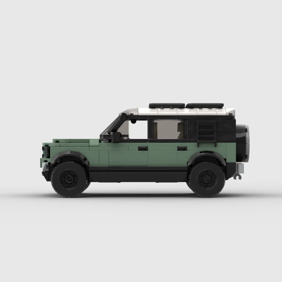 MOC 453pcs Defender 110 P400 Style Off Road SUV 8 Stud Wide Small Bricks Building Blocks Model Assembly Toy Gift