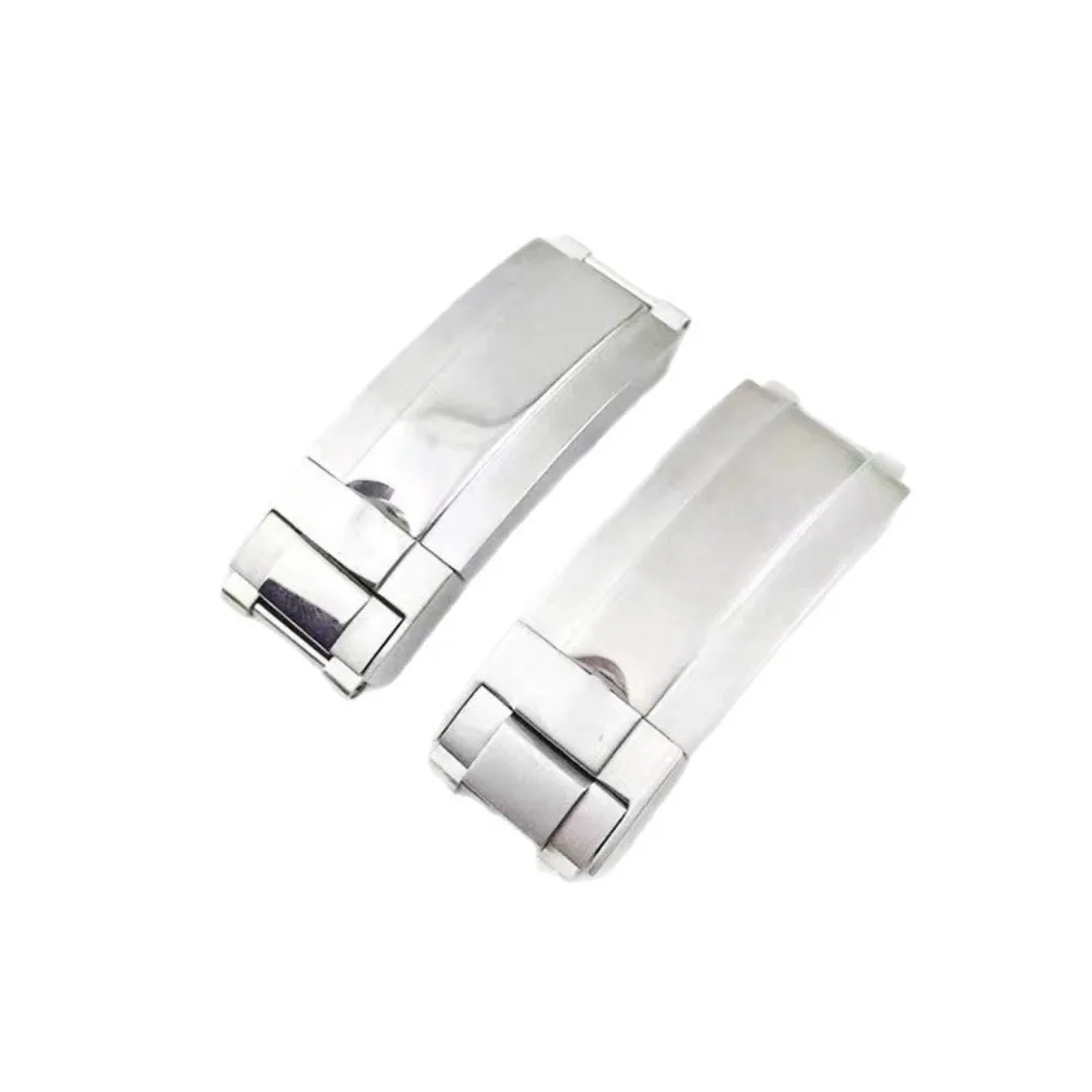 16mm Stainless Steel Watch Band Buckle with Fine Adjustment Function 304 Steel Replacement Clasp